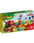 Конструктор Lego Duplo Disney - Влак за рождения ден на Mickey и Minnie (10941) - 1t