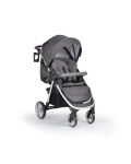 Комбинирана детска количка Cangaroo - Noble 3 в 1, тъмносива - 3t