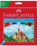 Комплект цветни  моливи Faber-Castell Castle - 48 броя - 1t