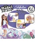 Комплект Educa - Направи своя дизайнерска кукла, Празничен стил - 2t