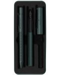 Комплект химикалка и писалка Faber-Castell Grip 2011 Mistletoe - Зелен - 1t