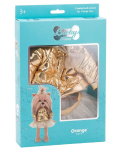 Комплект дрехи за кукла Orange Toys Lucky Doggy - Златно яке - 5t