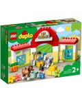 Конструктор Lego Duplo Town - Конюшня и грижи за понита (10951) - 1t