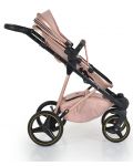 Комбинирана бебешка количка 3 в 1 Moni - Florence, розова - 7t