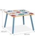 Комплект детска маса с 2 столчета Ginger Home - Ghosts - 3t
