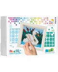 Креативен комплект с рамка и пиксели Pixelhobby - XL, Лебед - 1t