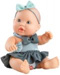 Кукла-бебе Paola Reina Los Peques - Грета, с пола и лента с панделка, 21 cm - 1t