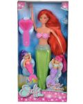 Кукла Simba Toys Steffi Love - Стефи, с червена коса и малки русалки - 1t