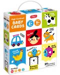 Кутия с бебешки контрастни карти Banana Panda - 6м+/9м+ - 6t