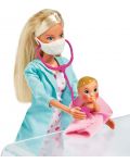 Кукла Simba Toys Steffi Love - Стефи, детски лекар - 3t