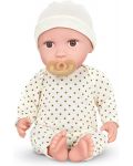 Кукла-бебе Battat Lulla Baby - С бяла пижама на точки и шапка - 2t