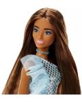 Кукла Barbie - Със синьо-зелена рокля с пайети - 2t