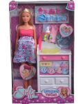 Кукла Simba Toys Steffi Love - Стефи, бременна с близнаци, 29 cm - 2t
