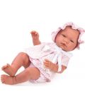 Кукла бебе Asi - Мария, с розово костюмче на точки, 43 cm - 1t