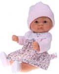 Кукла Asi - Бебе Чикита, с розовa жилетка и рокля на цветя - 1t