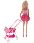 Кукла Simba Toys Steffi Love - Стефи, с количка и бебе - 1t