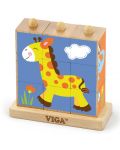 Кубчета Viga - Диви животни, 9 броя - 1t