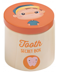 Кутия за зъбки Eurekakids  - Оранжева - 1t