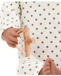 Кукла-бебе Battat Lulla Baby - С пижама на точки слонова кост и шапка - 4t