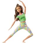 Кукла Mattel Barbie Made to Move, с кестенява коса - 1t