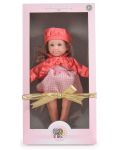 Кукла Moni - С розова рокля, жилетка и шапка, 46 cm - 2t
