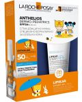 La Roche-Posay Anthelios & Lipikar Комплект - Слънцезащитно мляко и Измиващ крем, 50 + 100 ml (Лимитирано) - 1t
