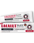 Lacalut Паста за зъби Black & White, 75 ml - 1t