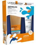 La Roche-Posay Anthelios & Lipikar Комплект - Слънцезащитно мляко и Балсам AP+М, 250 + 75 ml (Лимитирано) - 1t