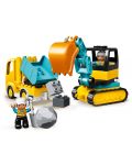 Конструктор Lego Duplo Town - Камион и екскаватор (10931) - 4t