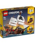 Конструктор 3 в 1 Lego Creator - Пиратски кораб (31109) - 1t