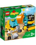Конструктор Lego Duplo Town - Камион и екскаватор (10931) - 1t