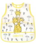 Детска престилка Babyono - Жирафи, жълта - 1t