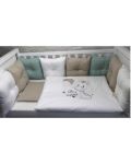 Луксозен спален комплект Bambino Casa - Pillows beige, 12 части - 2t