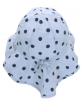 Лятна шапка с UV 50+ защита Sterntaler - На точки, за момиче, 47 cm, 9-12 месеца, синя - 3t