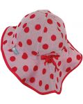 Лятна детска шапка с UV 50+ защита Sterntaler - 53 cm, 2-4 години, червена - 3t