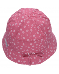 Лятна шапка с UV 50+ защита Sterntaler - Цветя, 53 cm, 2-4 години, розова - 4t