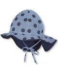 Лятна детска шапка с UV 50+ защита Sterntaler - 53 cm, 2-4 години, синя - 1t