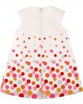 Лятна бебешка памучна рокля Sterntaler - На точки, 68 cm, 5-6 месеца - 2t