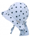 Лятна шапка с UV 50+ защита Sterntaler - На точки, за момиче, 47 cm, 9-12 месеца, синя - 2t