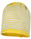 Лятна плетена шапка Maximo - Жълта/сива - 1t