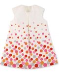 Лятна бебешка памучна рокля Sterntaler - На точки, 68 cm, 5-6 месеца - 1t