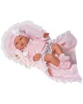 Кукла Asi - Бебе Мария, с розови терлички и одеяло - 1t