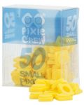 Малки силиконови пиксели Pixie Crew - Жълти, 50 броя - 1t