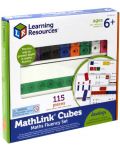 Математически кубчета за сглобяване Learning Resources - Stem, 100 части - 2t