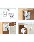 Магнитни предпазни брави за шкафове и чекмеджета Sipo - 4 броя - 7t