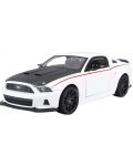 Метална кола Maisto Special Edition - Ford Mustang Street Racer 2014, бяла, 1:24 - 1t