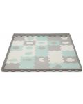 Меко килимче за игра KinderKraft - Luno Shapes, мента - 3t