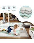 Меко килимче за игра KinderKraft - Luno Shapes, мента - 7t