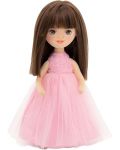 Мека кукла Orange Toys Sweet Sisters - Софи с розова рокля на рози, 32 cm - 1t