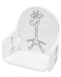 Мека подложка за дървено столче за хранене New Baby - Жираф - 1t